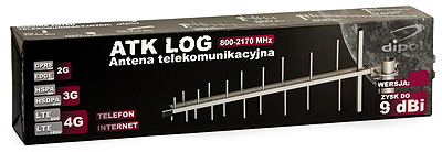 Antenna ATK-LOG GSM/DCS/UMTS/HSDPA + 5m kábel SMA dugasszal
