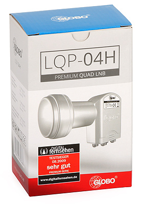 Konwerter satelitarny QUAD Opticum/Orton LQP-04H Premium 0.1dB