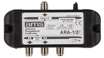 ARA 1/2F Active Antenna Splitter