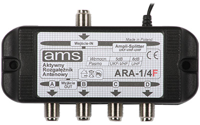 ARA 1/4 F Active Antenna Splitter