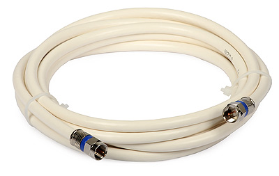 F-plug to F-plug Cable (PCT compression connectors, 3m)