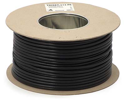 Coaxial Cable 75 ohm: TRISET-113 PE (gel-filled) [1m]