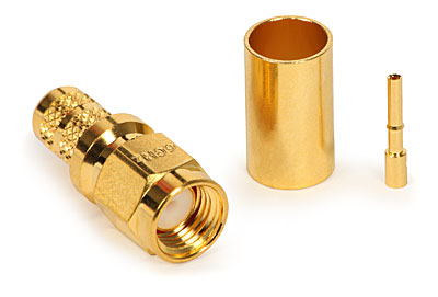 SMA/RP male connector for
 Tri-Lan 240/H-155 cable (6 GHz)
