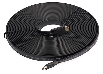 High Speed HDMI Cable with Ethernet (v1.4, 10m, 28AWG, flat)