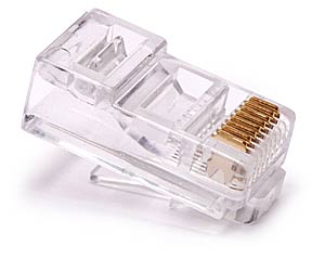8-pin Modular Plug (on solid wire) [1pc.]