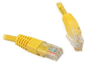 UTP Patch Cable Cat5e (5m, yellow)