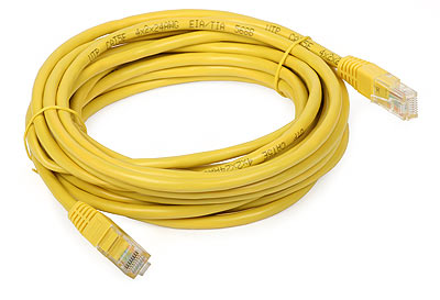 UTP Patch Cable Cat5e (5m, yellow)