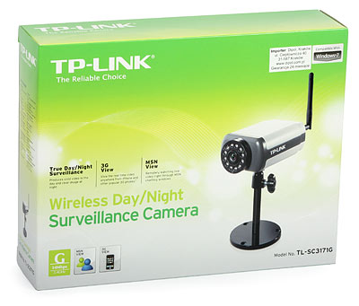 Bezprzewodowa kamera IP dzień/noc TP-Link TL-SC3171G (0.5 lx, VGA, IR, 30kl./s, MPEG-4, 4.3 mm)