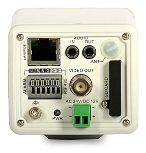 2 megapixel camera example
 on The rear panel of the ULTICAM K1441 camera with alarm input/output for ...