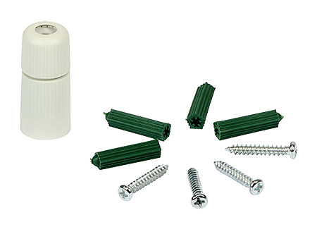 View of the included accessories