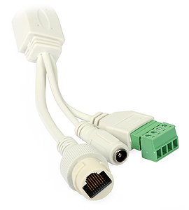 View of the connectors