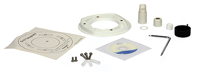 The included accessories, among others, the cable fitting for protecting against water penetration