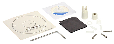 The included accessories, among others, the cable fitting for protecting against water penetration