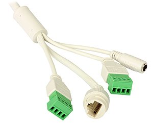 View of the connectors