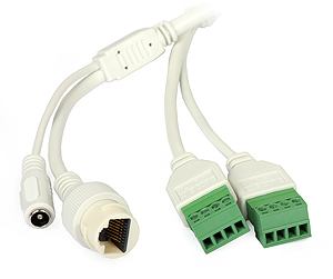 View of the connectors