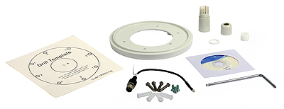 The included accessories, among others, cable fitting for protecting against water penetration