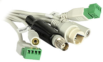 View of the connectors