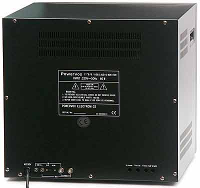 Monitor CCTV 17' czarno-biały MBX17A Powervox WYPRZEDAŻ
