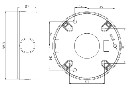 Dimensions of the box