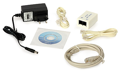 Wireless ADSL2+ (Annex A) Router: TP-Link TD-W8901G (integrated with 4-port switch and AP)