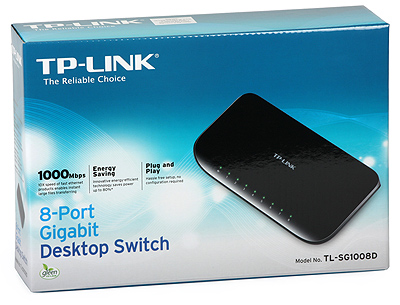8-port Gigabit Ethernet Switch: TP-Link TL-SG1008D