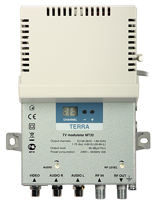 Modulátor MT-10P Terra 6-12/S9-16 csatornákra
