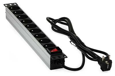 Power Strip (1U, 230VAC, 8 outlets, for 19