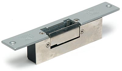 Rygiel (elektrozamek) elektryczny automatyczny ABR-004 z blokadą do domofonu Alcad
